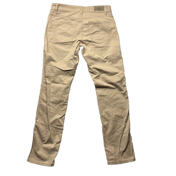 Hackett London Pants Men’s 32 R Oatmeal Trinity 5 pocket Trousers Khaki Bespoke - Picture 5 of 6